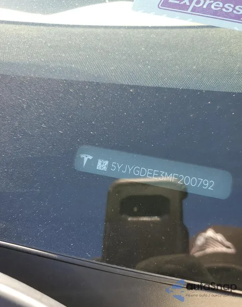 2021 Tesla Model Y from USA, damaged, VIN 5YJYGDEE3MF200792